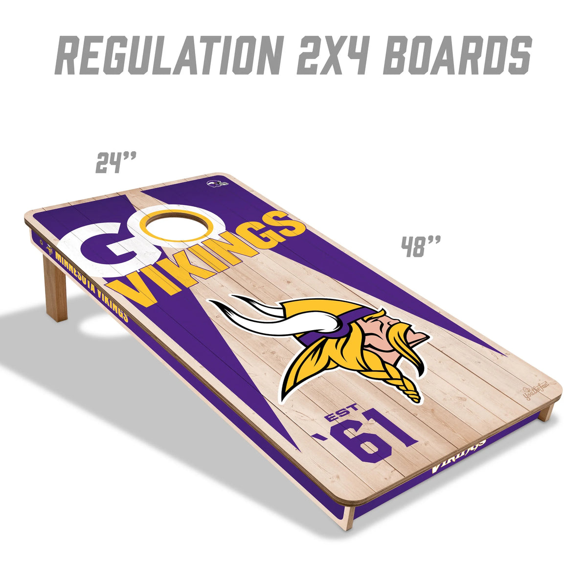 YouTheFan NFL Buffalo Bills 2' x 4' Cornhole Game