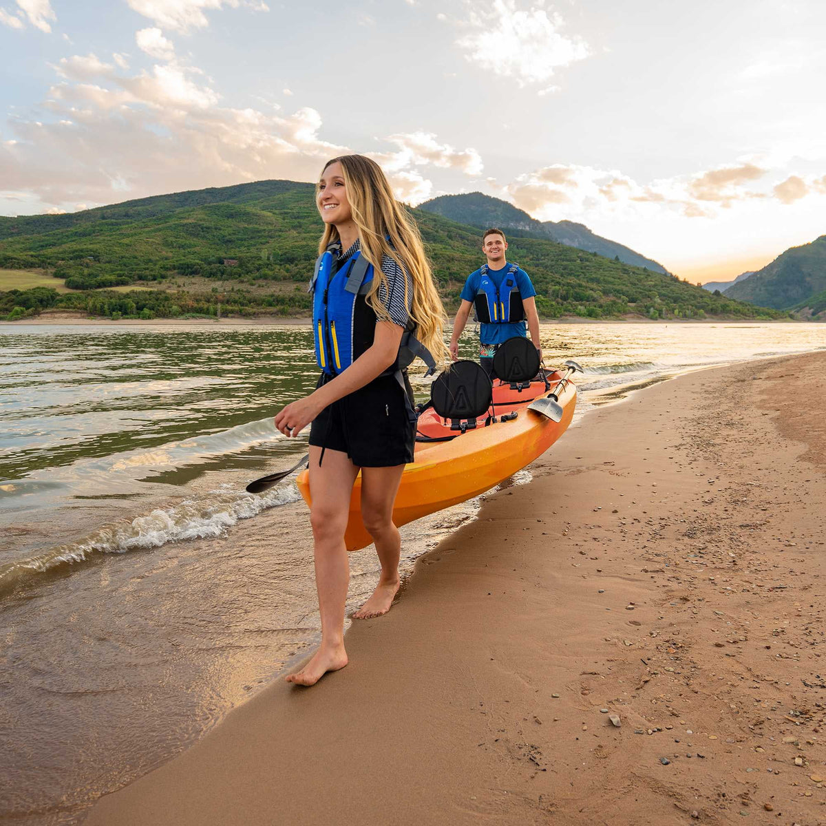 Lifetime Spitfire 12 ft Tandem Kayak, Sunset Fusion (90915)