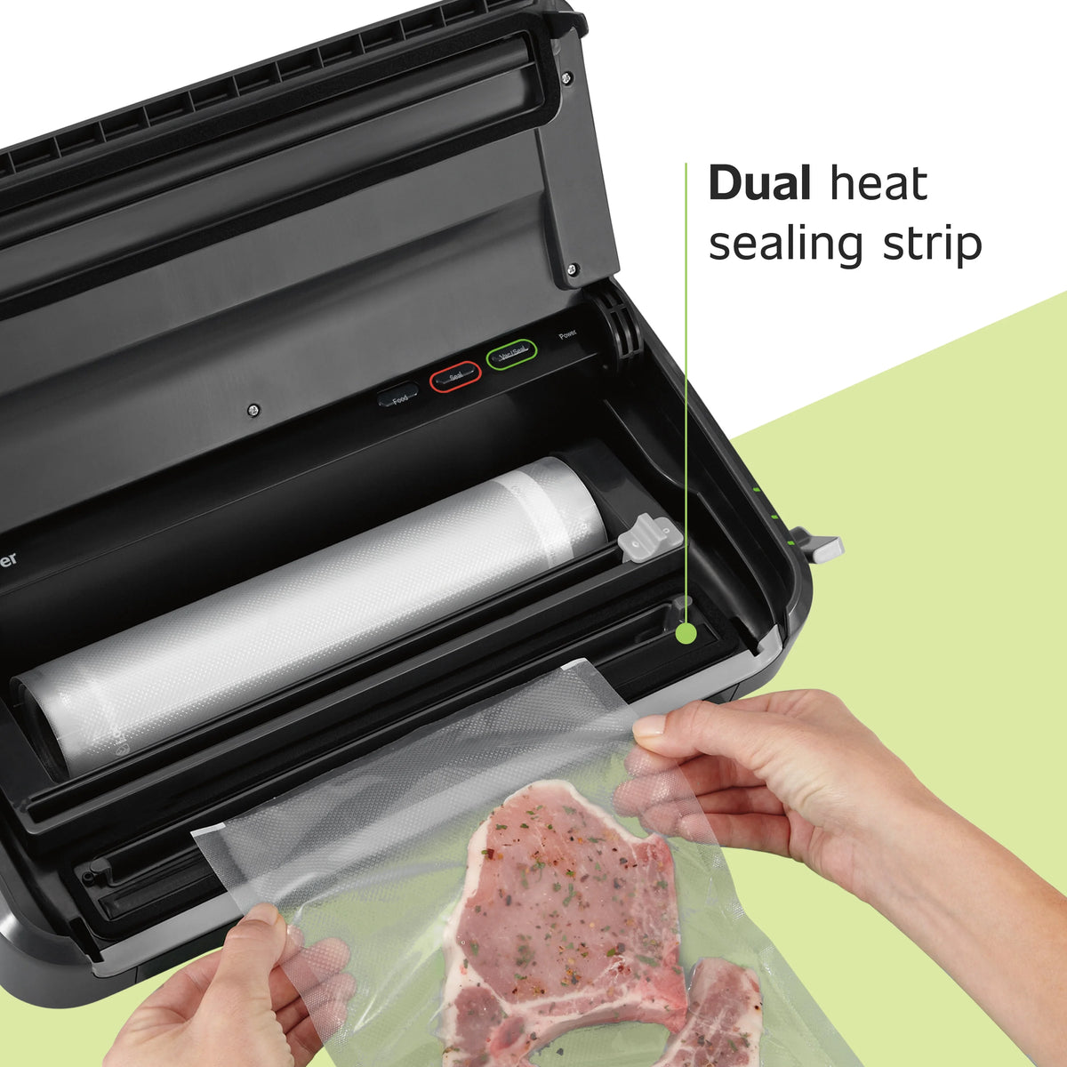 FoodSaver FM2100-000 Vacuum Sealing System for Food Preservation