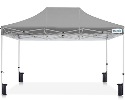 Quictent 10x20ft Easy Pop up Canopy Tent Instant Outdoor Canopy Shelter Folding Party Tent, White