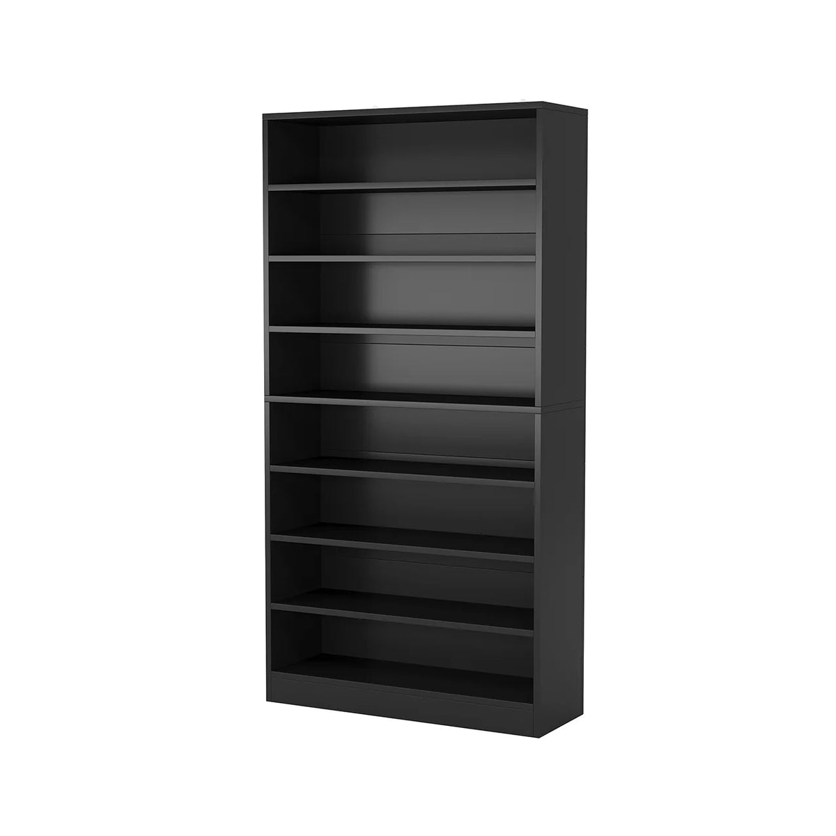 Hommoo Modern Wood Freestanding Shoe Cabinet, 8 Tiers 40-45 Pairs Shoe Storage Rack Organizer for Entryway, Gray
