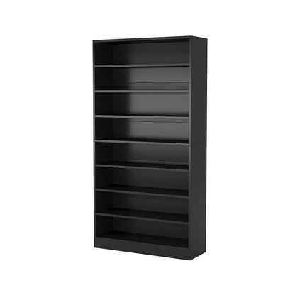 Hommoo Modern Wood Freestanding Shoe Cabinet, 8 Tiers 40-45 Pairs Shoe Storage Rack Organizer for Entryway, Gray
