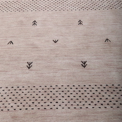 Rugsotic Carpets Handmade Rugs Hand Knotted Loom Rectangle 3'x5' Orange Wool for Indoor Use