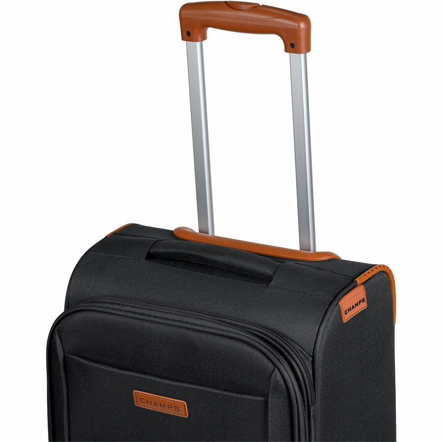 CHAMPS Classic Collection, 3-piece Softside Luggage set, Black