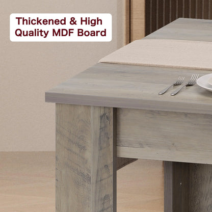 Dining Table for 4-6,63-inch Dining Tables for 4,Farmhouse Kitchen Table with Large Tabletop,Rectangular Dining Room Table,Kitchen Dining Table Dinner Table for Kitchen,Living Room��Only table��