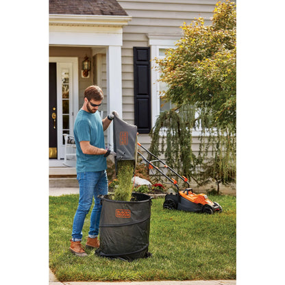BLACK+DECKER 15�� Corded Electric Push Walk-Behind Mower, Comfort Grip Handle
