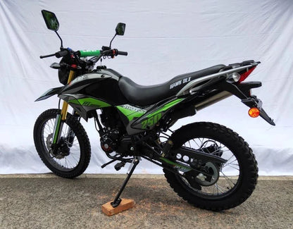 RPS Hawk DLX 250 cc EFI Fuel Injection Enduro Dirtbike gas Bike Hawk EFI Deluxe Gas Motorcycle - Choose your color