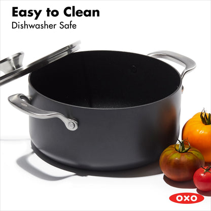 OXO Professional Hard Anodized Nonstick, 10 Piece Cookware Set, Induction, Black