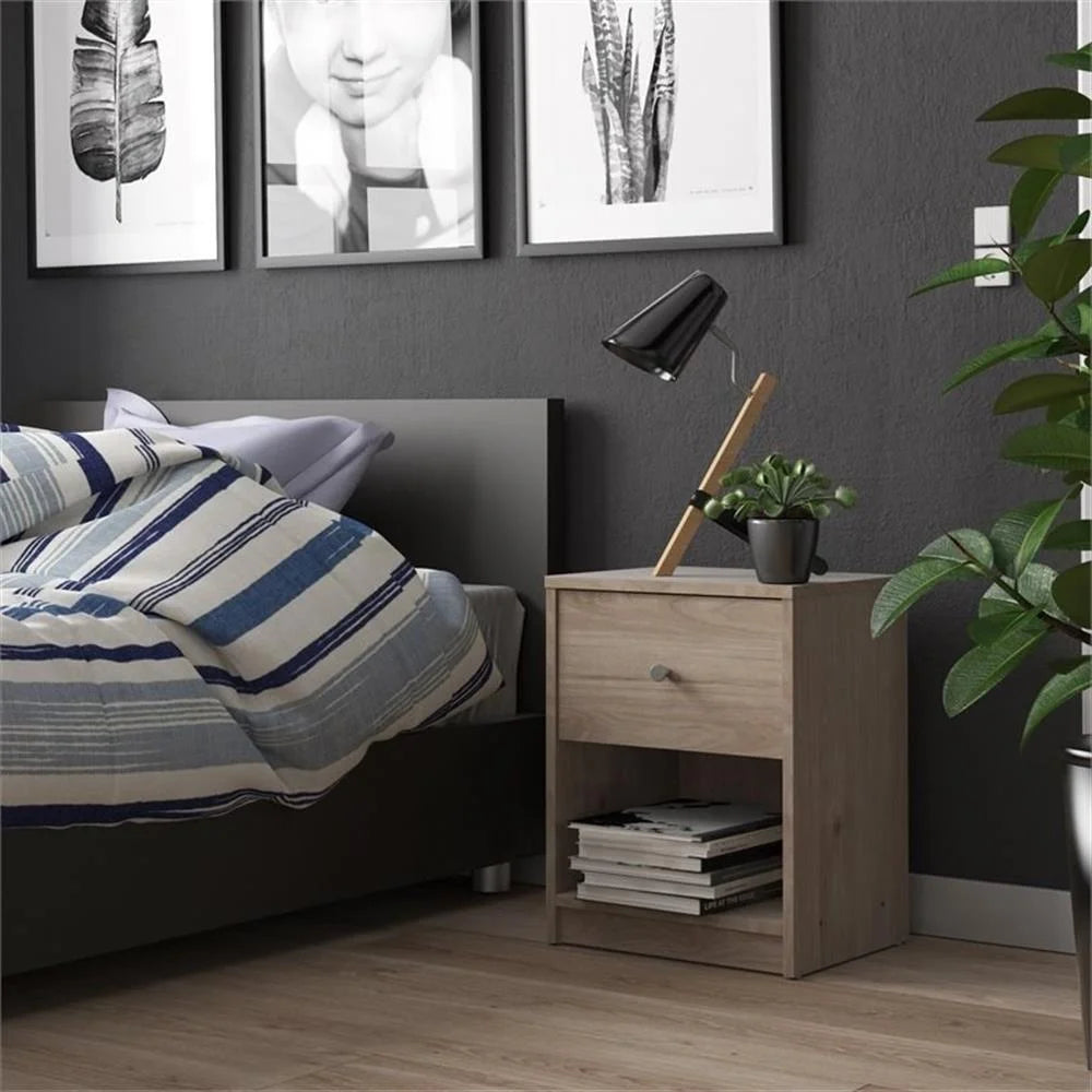 Home Square 4 Piece Bedroom Set With Dresser, Chest and 2 Nightstands in White