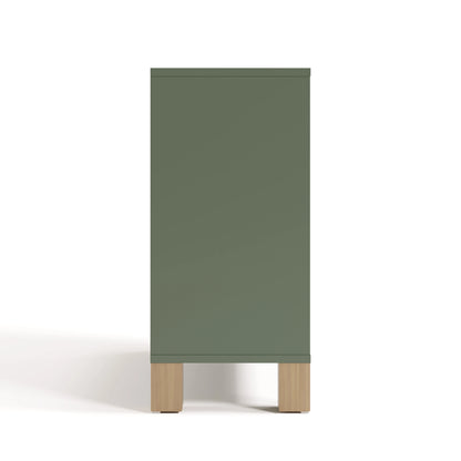 Storkcraft California Cube Organizer Children's Bookcase, Blush with Driftwood