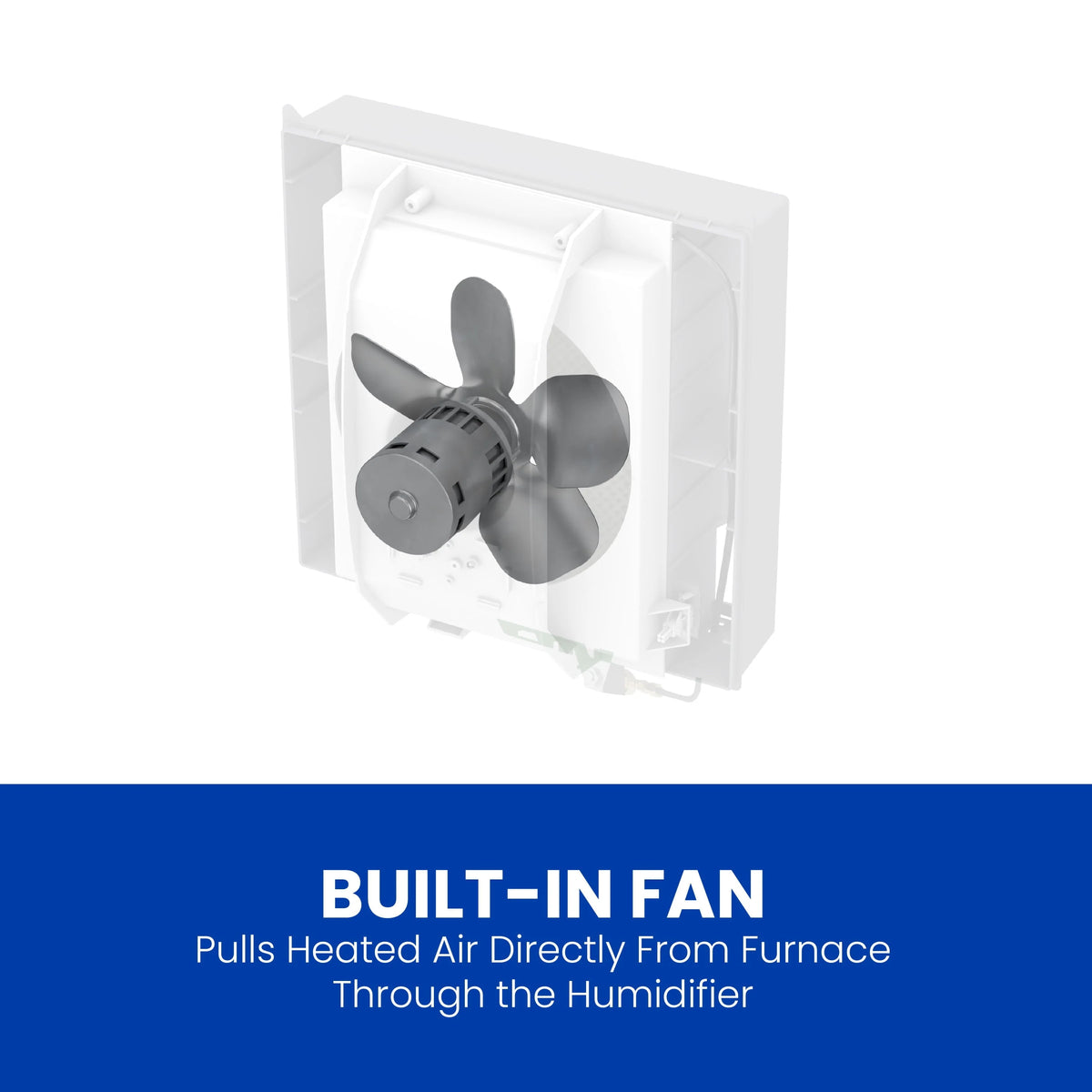 AprilAire 700 Whole-House Humidifier - Automatic - Large Capacity Fan-Powered Furnace Humidifier for Homes up to 4,200 Sq. Ft.
