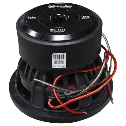 American Bass XFL 1044 10 Inch Dual 4 Ohm Voice Coil 2000 Watt Subwoofer
