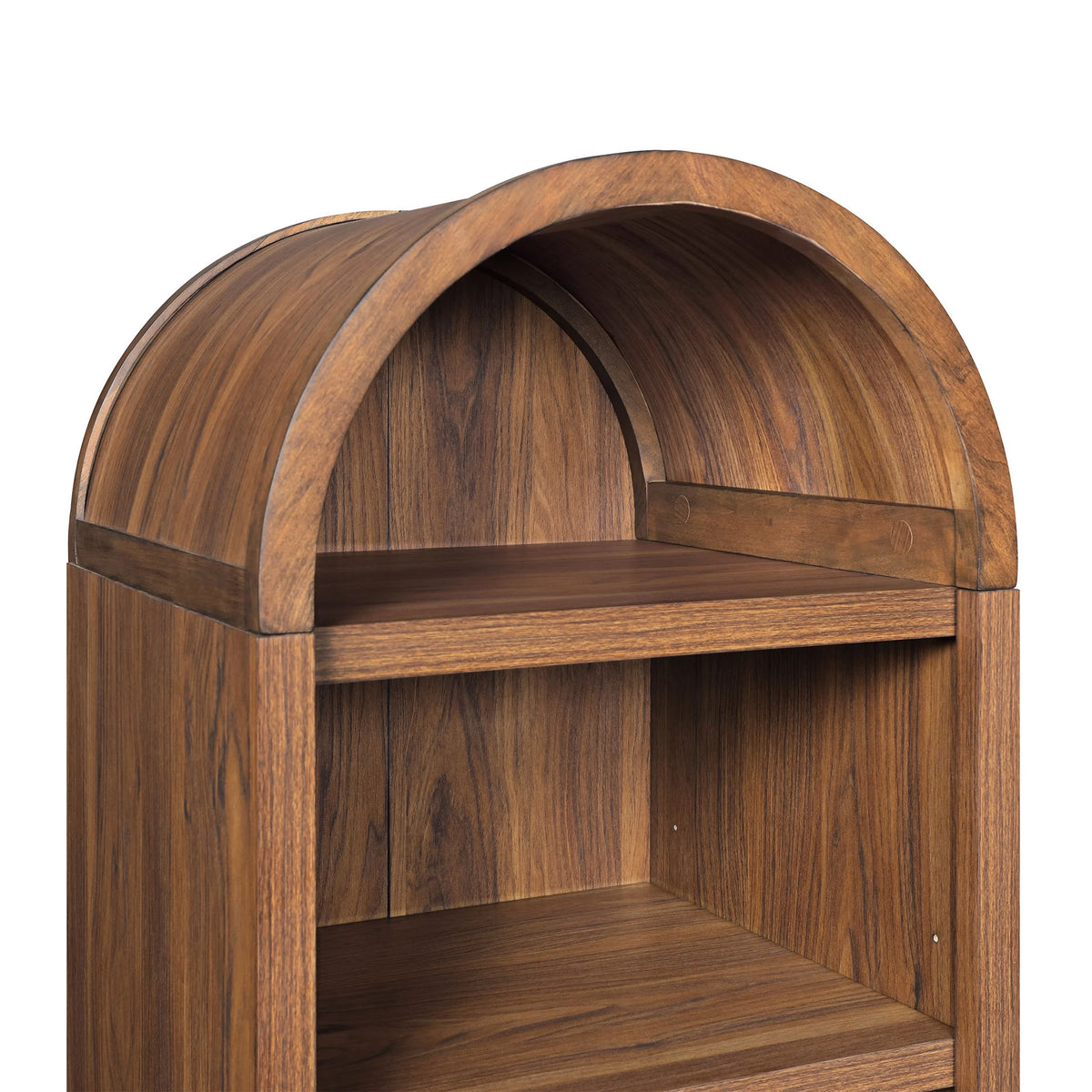 Better Homes & Gardens Juliet Narrow Arch Bookcase, Deep Green and Light Honey