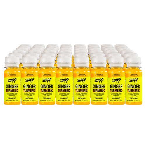 SLAPP Organic Ginger & Turmeric Daily Booster Shots 48-count
