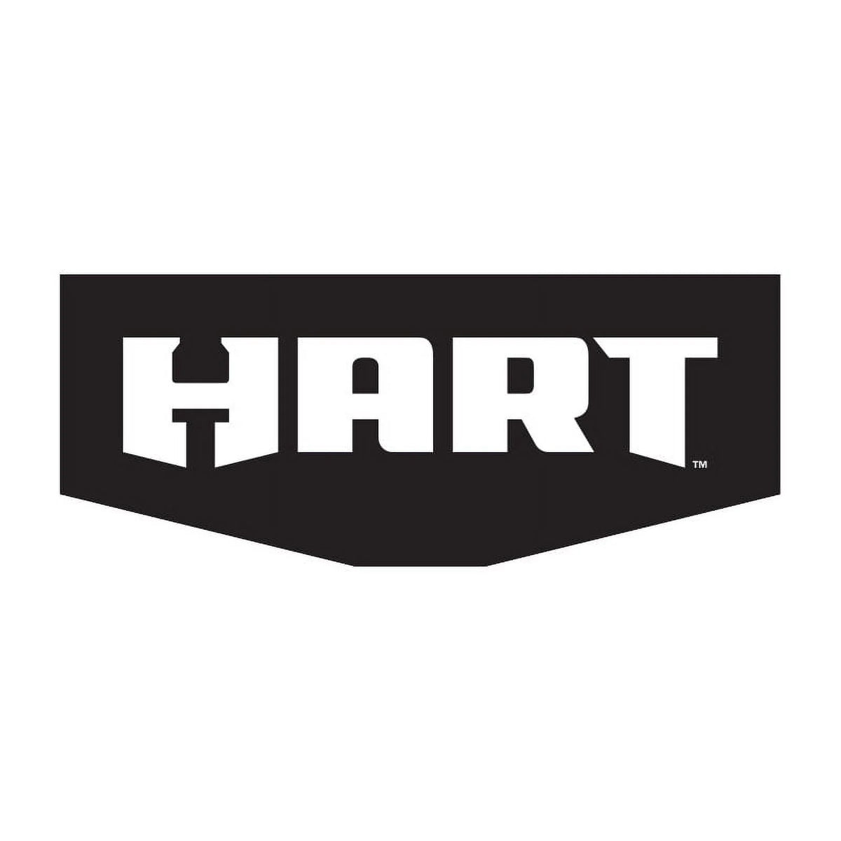 HART 80-Volt 30-inch Deck Lithium-Ion Riding Lawn Mower Kit, (1) Super Charger