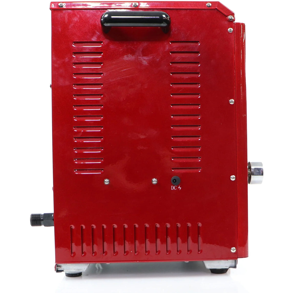Brazilian Flame 2-Skewer Brazilian Rotisserie Electric Grill in Red