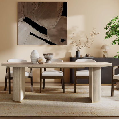 Christopher Knight Home Minimalist 88�� Oval Dining Table for 4-6, Espresso