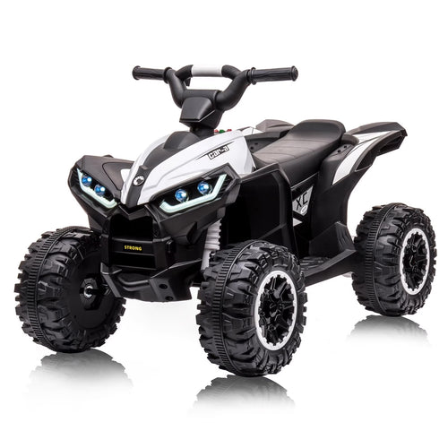 Garvee Kids Ride on ATV with Remote Control, 12V Powered 4 Wheeler Quad Vehicle with LED Headlights