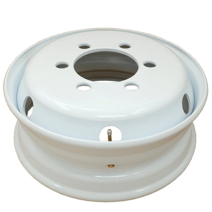 19.5" Set of 4 19.5x6 White Steel Wheels For ISUZU NPR NPR-HD NQR NRR 1995-2025 OEM Design Replacement Rim 8980939730