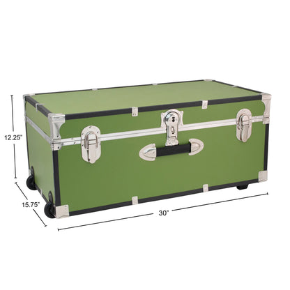 Seward Collegiate Collection Footlocker Trunk with Wheels