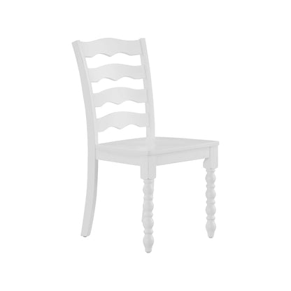 Pioneer Woman Harper Solid Wood Dining Chairs, 2 Pack, White