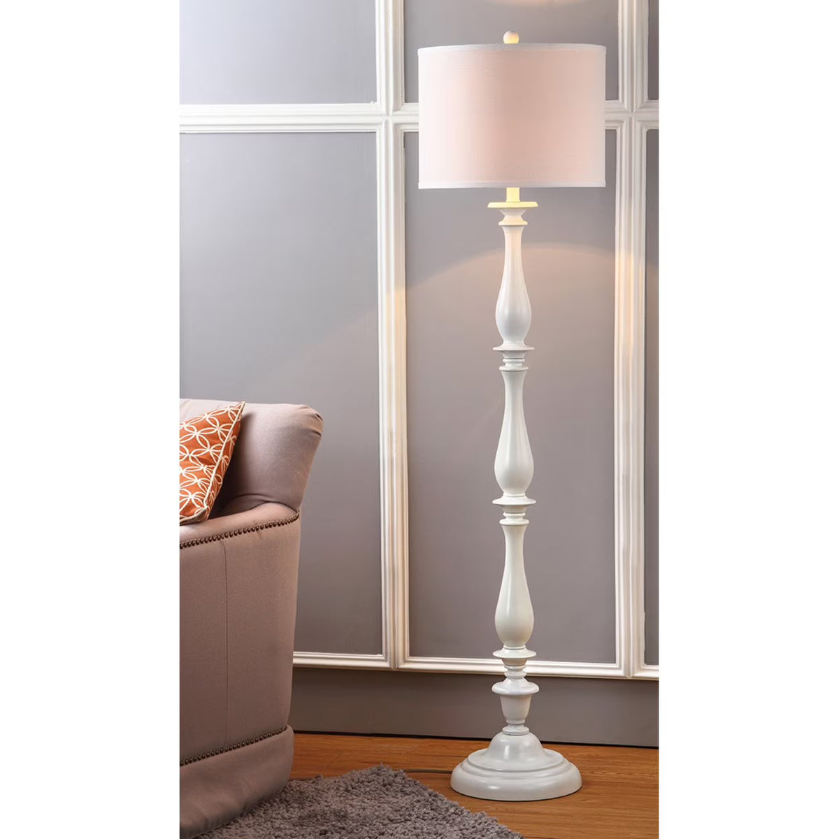 SAFAVIEH Bessie 62 in. H Solid Classic Candlestick Floor Lamp