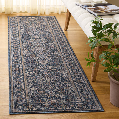 Safavieh Sutton Runner Rug, Navy Beige, 2’2” x 8’