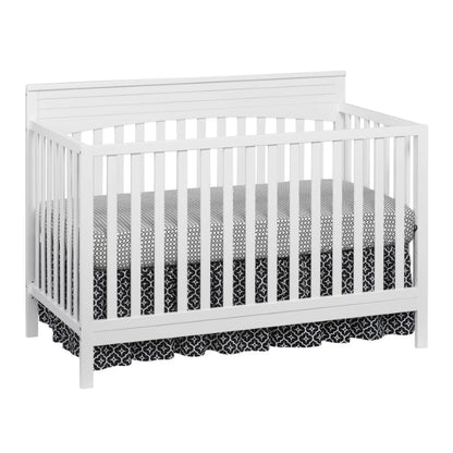 Oxford Baby Harper 4-in-1 Convertible Crib, Dove Gray, GREENGUARD Gold Certified, Wooden Crib