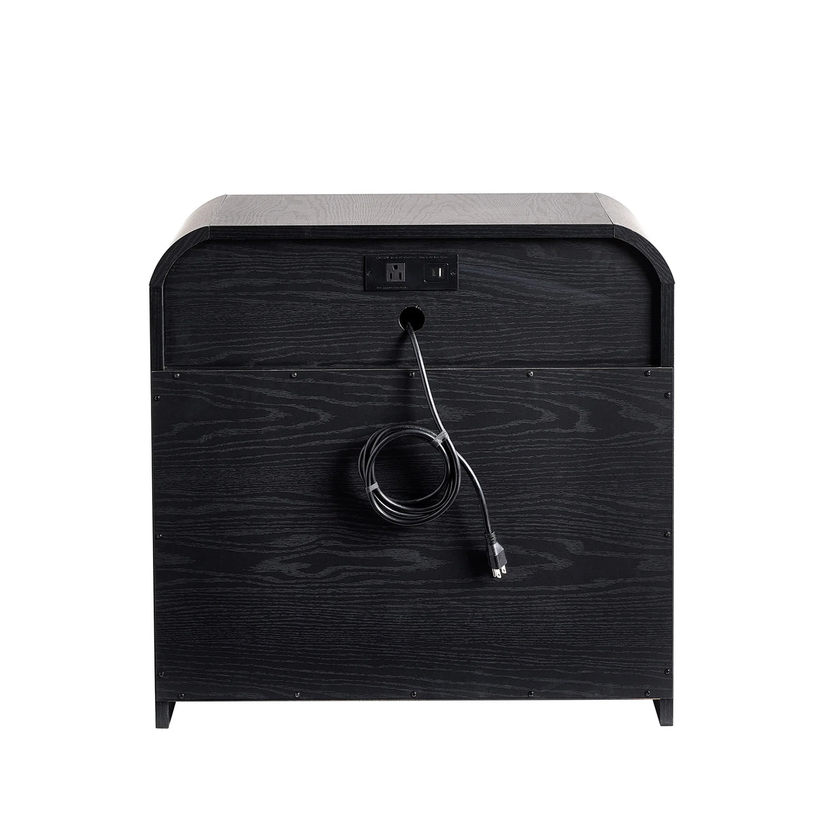 Better Homes & Gardens Juliet 3 Drawer Nightstand with USB, Light Honey