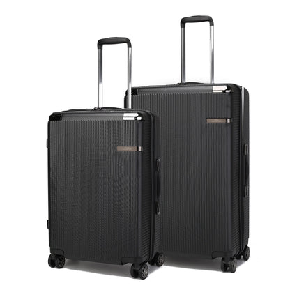 MKF Collection Felicity Extra Large & Large Hardside Luggage 2 pcs, Luxurious Travel Suitcase by Mia K - Rose Gold