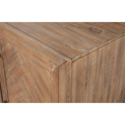 Allora Wood Dining Sideboard in Weathered Natural (Brown)
