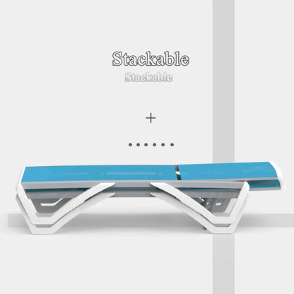 Domi Outdoor Living Chaise Lounge Chair Aluminum Adjustable Pool Lounge Chair��With All-Weather Textilene for Deck, Lawn, Backyard ��1 Grey Chair��