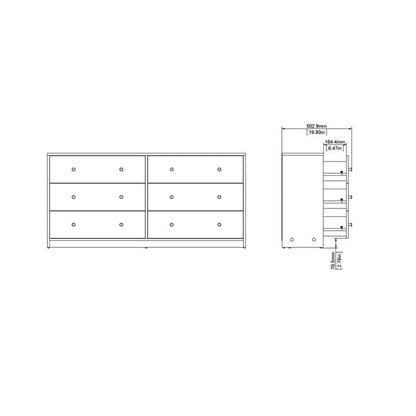 Home Square 4 Piece Bedroom Set With Dresser, Chest and 2 Nightstands in White