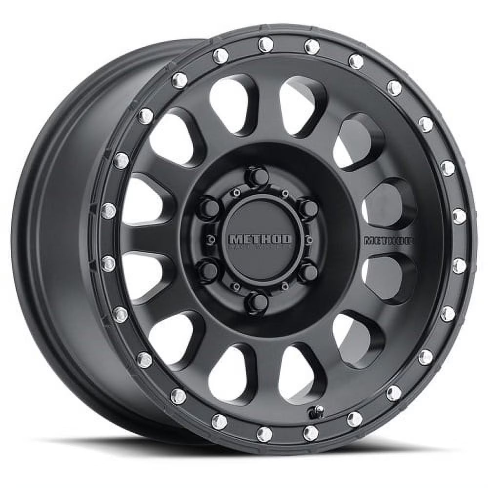 Method Race Wheels mr315 17x8.5 8x165.1 25et 130.81mm matte black wheel Fits select: 2013-2023 RAM 2500, 2000-2010 CHEVROLET SILVERADO