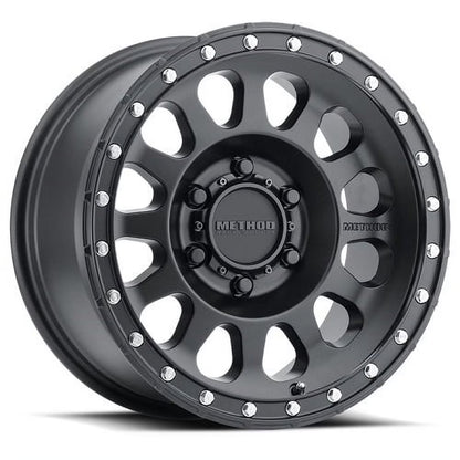 Method Race Wheels mr315 17x8.5 8x165.1 25et 130.81mm matte black wheel Fits select: 2013-2023 RAM 2500, 2000-2010 CHEVROLET SILVERADO