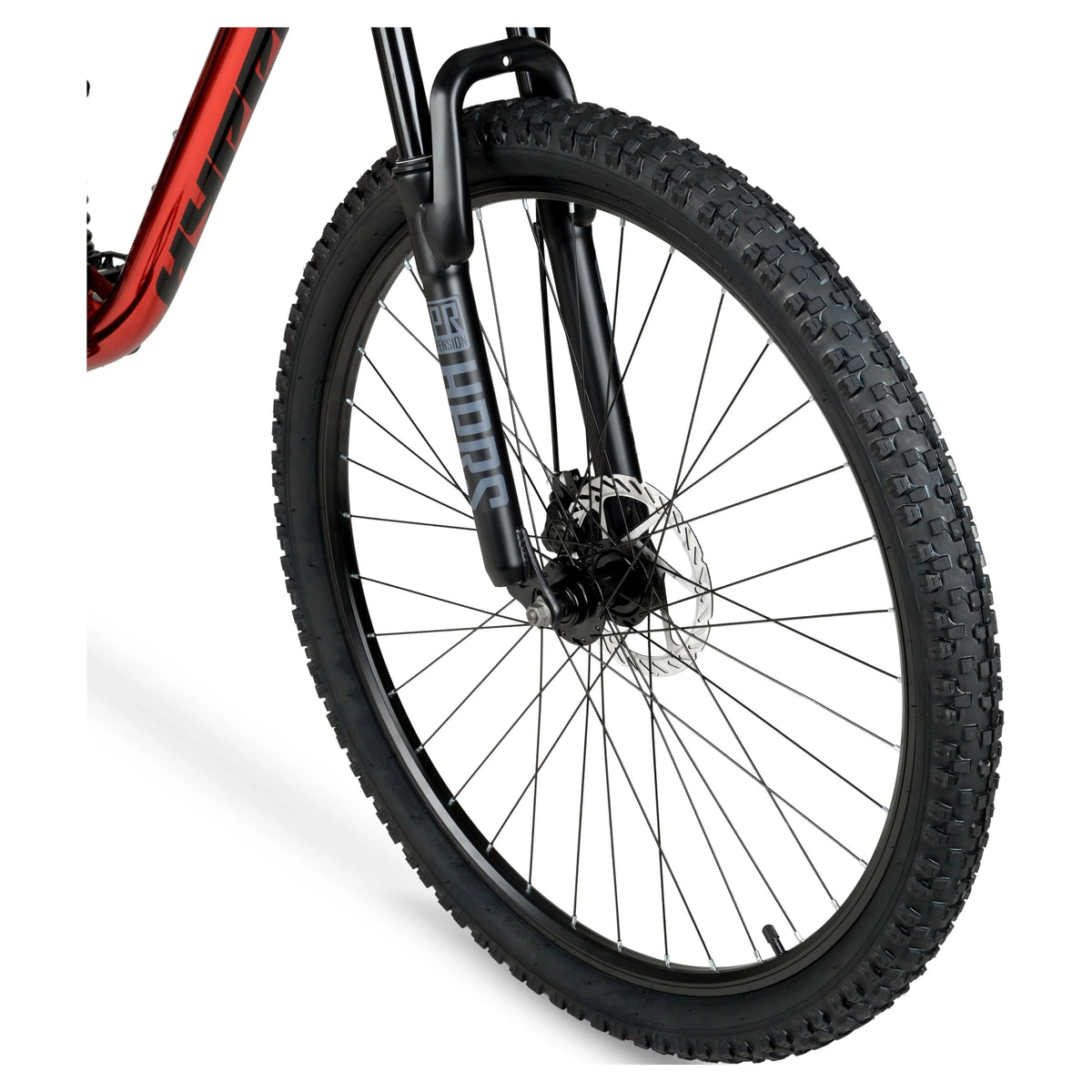 Hyper Bicycle Men's 29 In. Explorer Dual Suspension Mountain Bike, Red