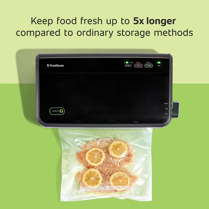 FoodSaver FM2100-000 Vacuum Sealing System for Food Preservation