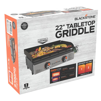 Blackstone Original 22" Omnivore Griddle with Stainless Steel Front Panel