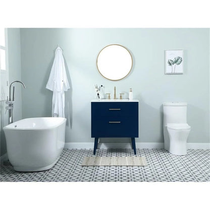 30 inch bathroom vanity in Green