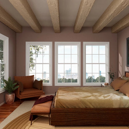 Ekena Millwork 3 1/2"W x 3 1/2"H x 120"L 3-Sided (U-Beam) Salvaged Timber HeritageTimber Faux Wood Ceiling Beam, Kona Brown