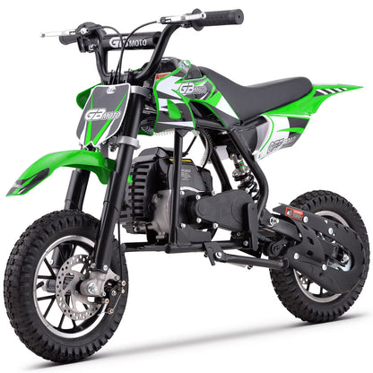 49cc Dirt Bike for Kids, Tcdjtc Gas Dirt Bike with 27 Miles Max Range, Kids Dirt Bike with 18 MPH Max Speed, Gas Powered Dirt Bike with 132 LBS Capacity, Mini Motorcycles for Kids, Gas Mini Bike