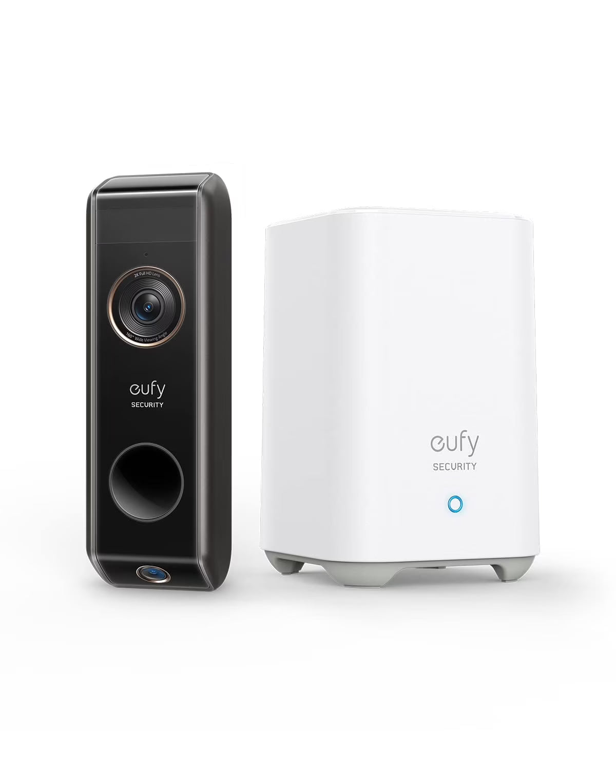 Anker eufy Security 2K HD Wireless Video Doorbell Dual Camera with Homebase ,Dual Motion Detection