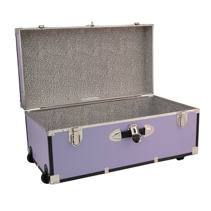 Seward Collegiate Collection Footlocker Trunk with Wheels