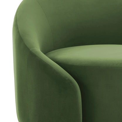 360�� Swivel Accent Chair for Living Room, Boucle Barrel Armchair Single Sofa Chair Reading Chair, Sage Green