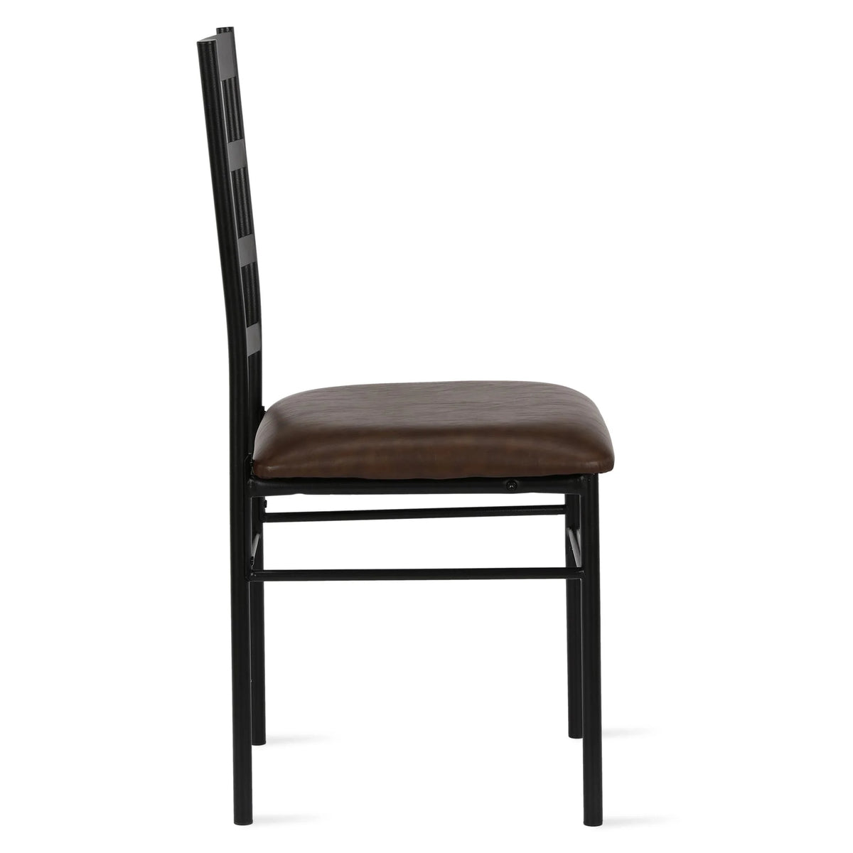 Mainstays 5-Piece Wood & Metal Dining Room Set, Seats 4, Canyon Walnut & Black