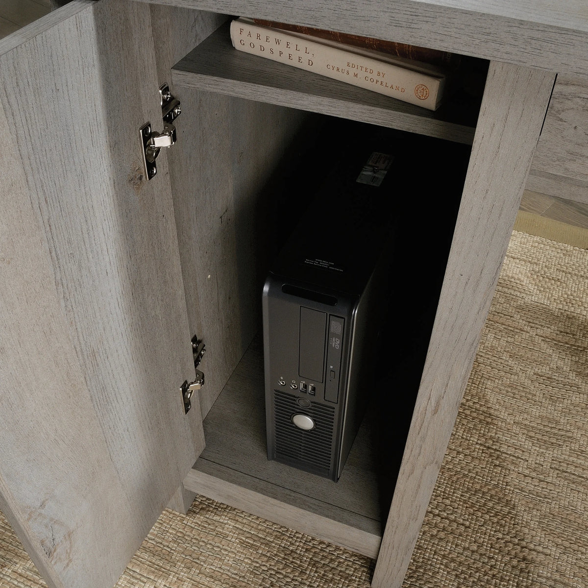 Sauder Cannery Bridge Computer Desk, Sindoori Mango Finish