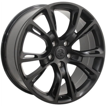 20 inch Rim fits 1999-2018 Jeep Grand Cherokee Style 20x8.5 Satin Black Direct Fit