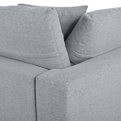 Harper & Bright Designs Convertible Modular Sectional Sofa with 2 Removable Ottomans & Pillows, Large U Shape Cloud Couch with Reversible Chaise for Living Room, Grey