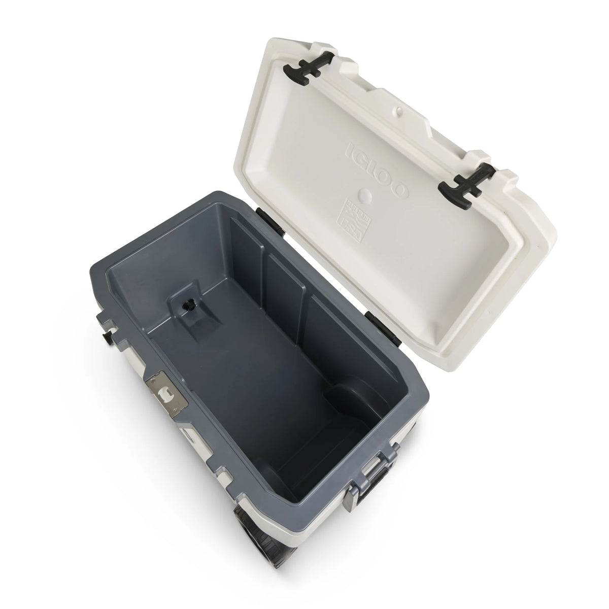Igloo 72 QT Overland Ice Chest Cooler with Wheels, White