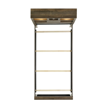 Beckett Queen Bookcase Panel 6PC Bedroom Set with Bluetooth